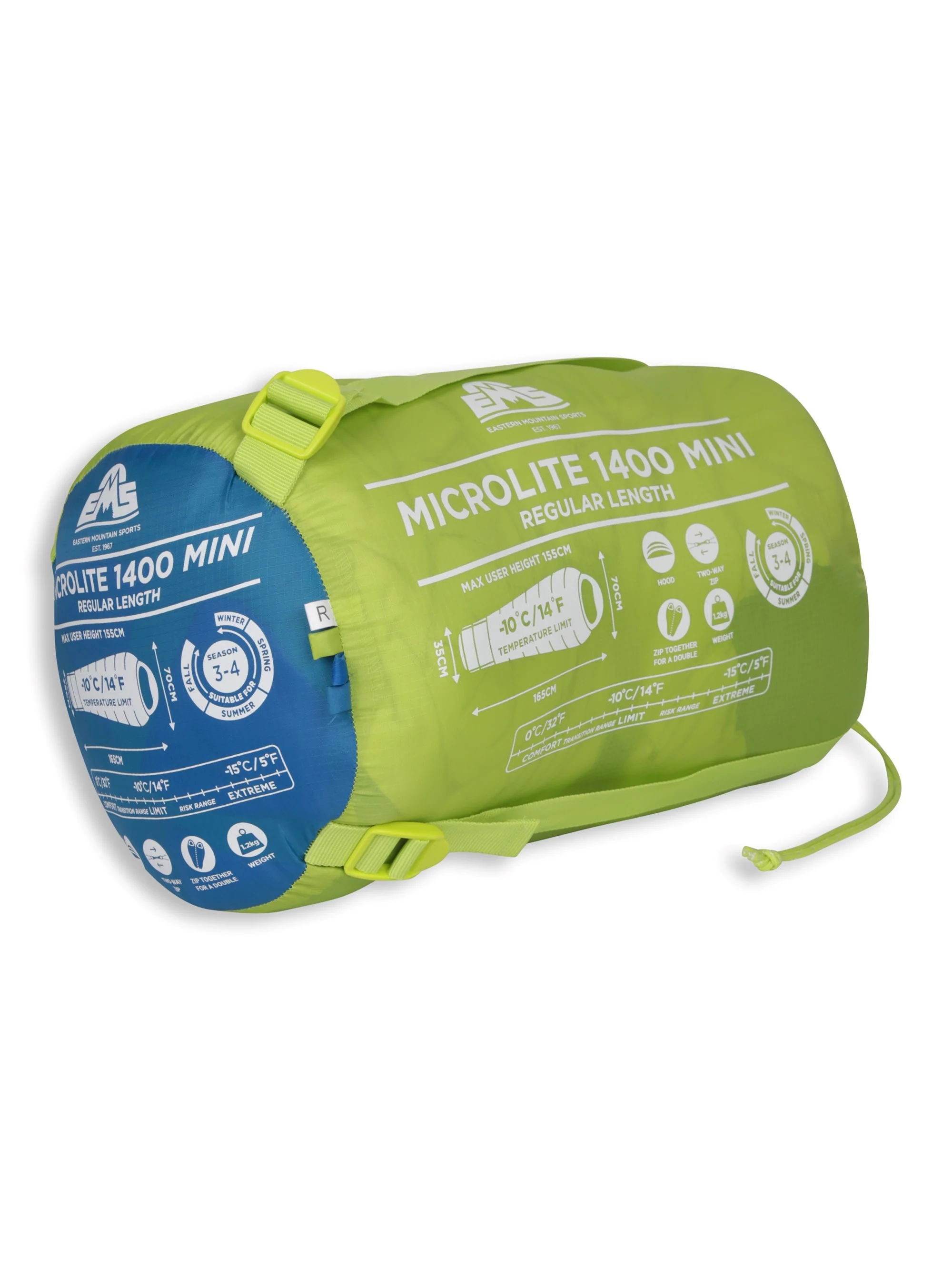 EMS Microlite 1400 Mini Sleeping Bag - Image 8