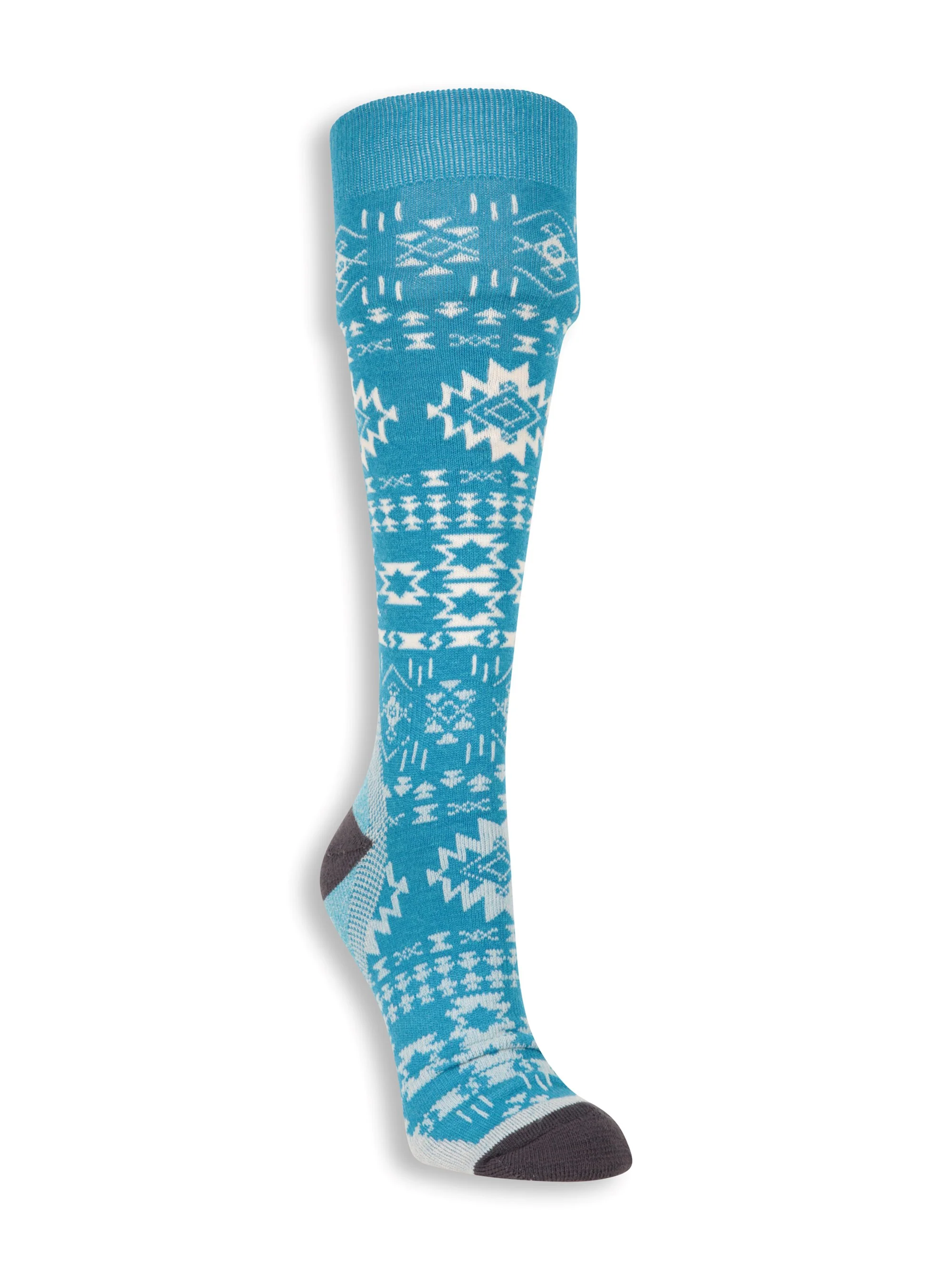 EMS Polar Patterned Merino Women's Knee Length Ski Socks - Image 5