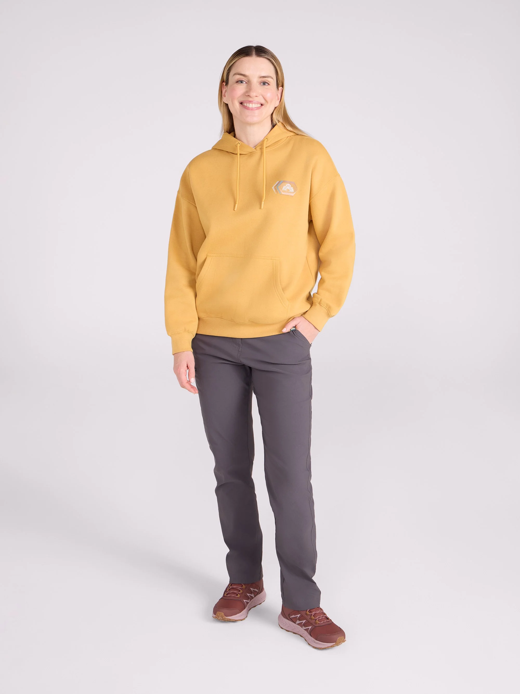 EMS Printed Womens Relaxed Fit Hoodie - Image 35
