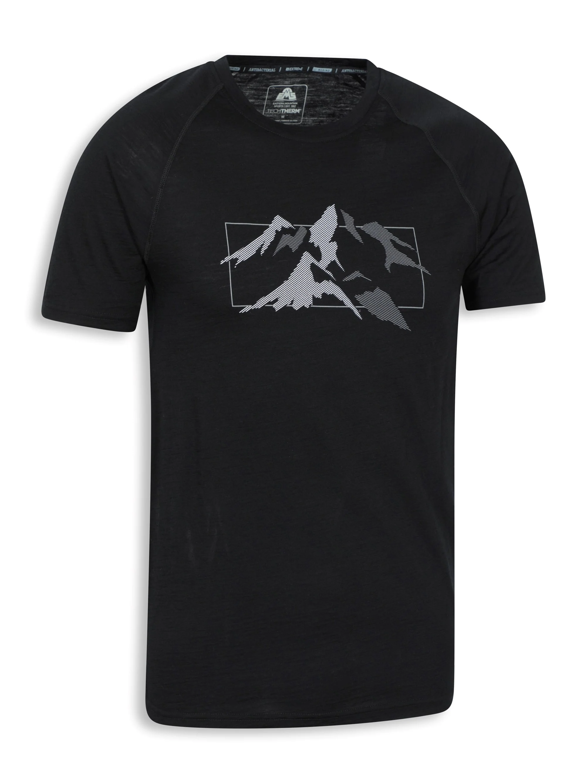 EMS Quest Mens Printed Thermal Short Sleeve Top - Image 2