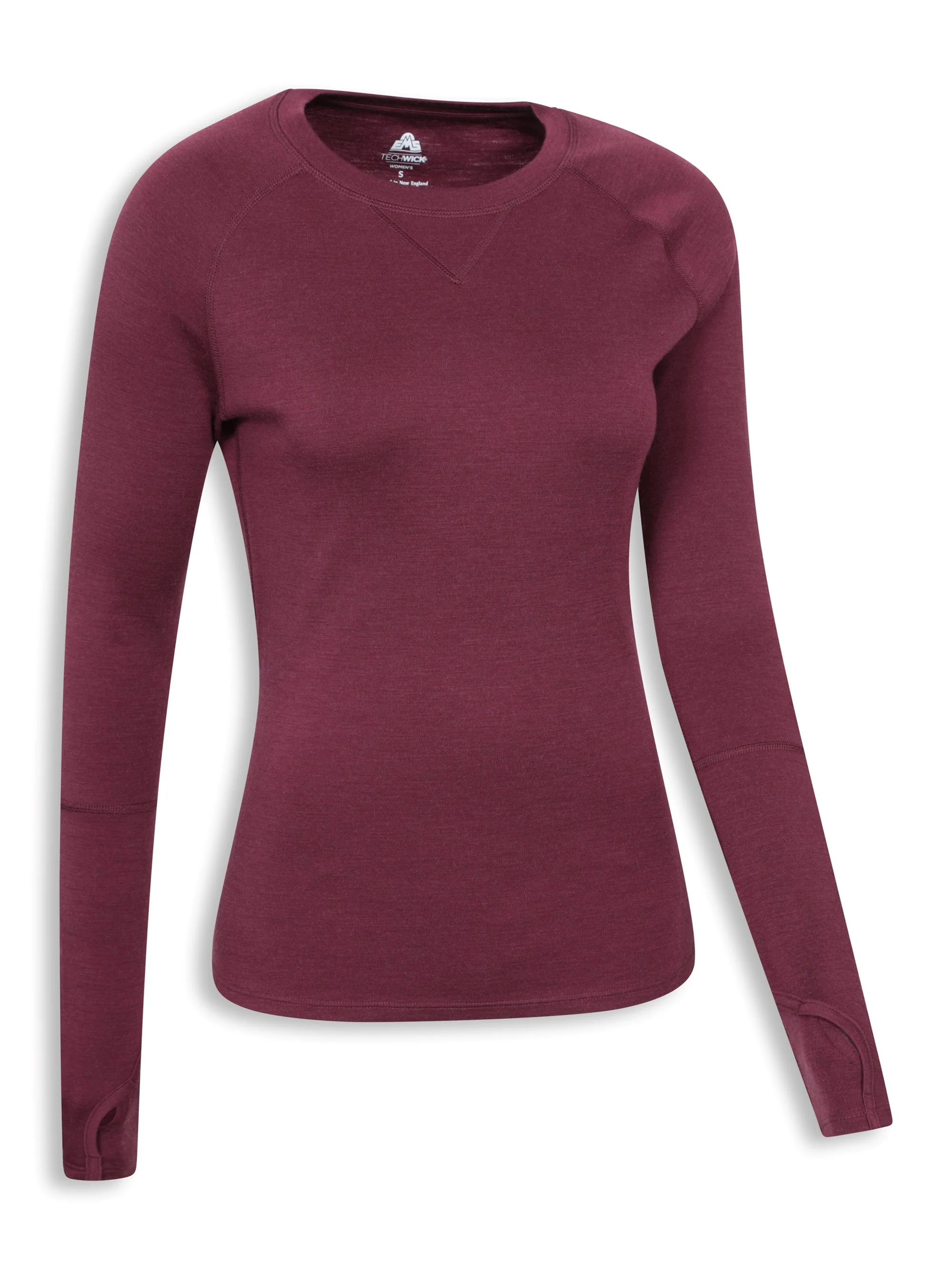 EMS Womens Merino Wool Crew Base Layer Top - Image 8