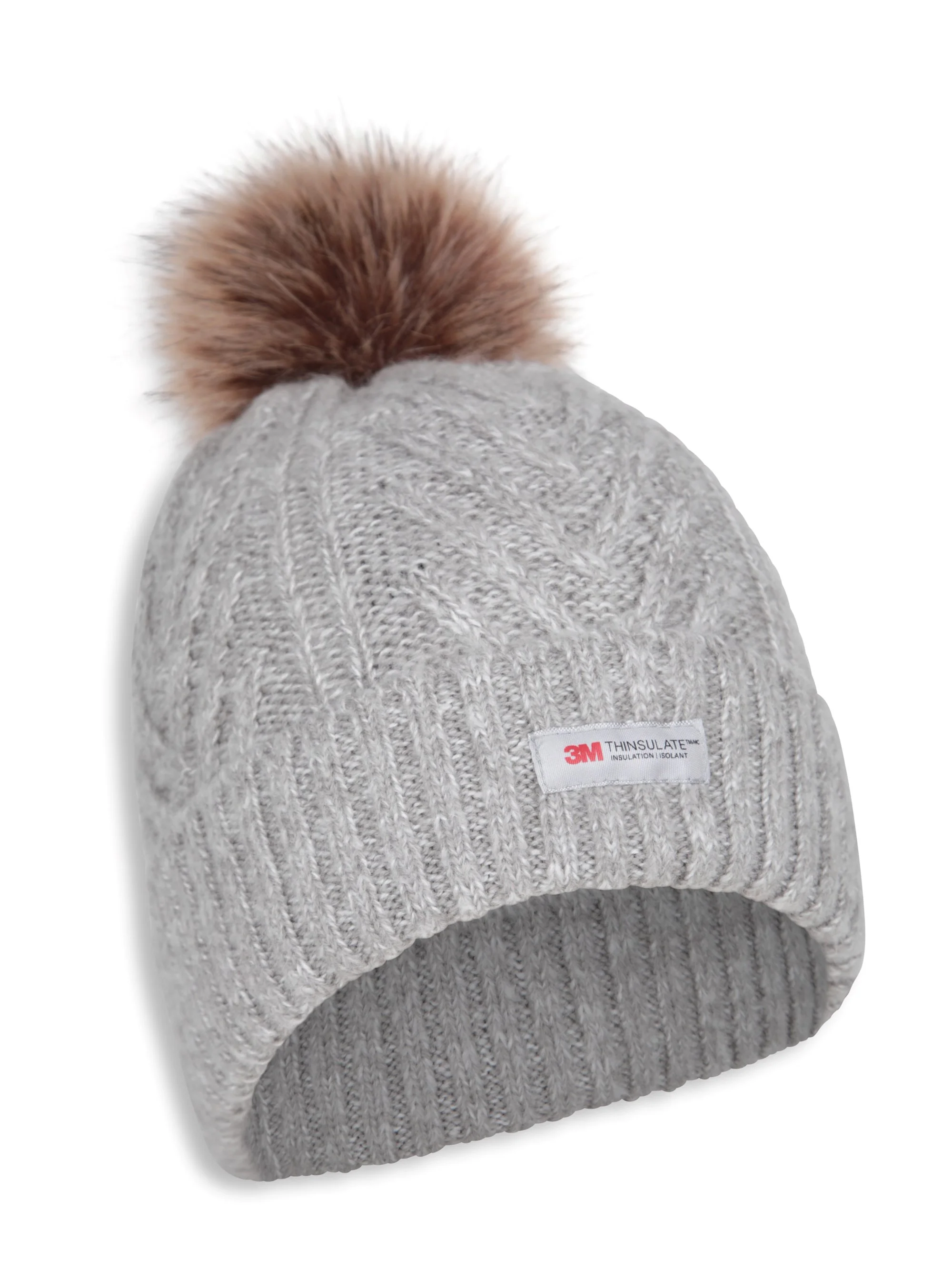 EMS Womens Thinsulate Fleece Lined Cable Beanie - Image 9