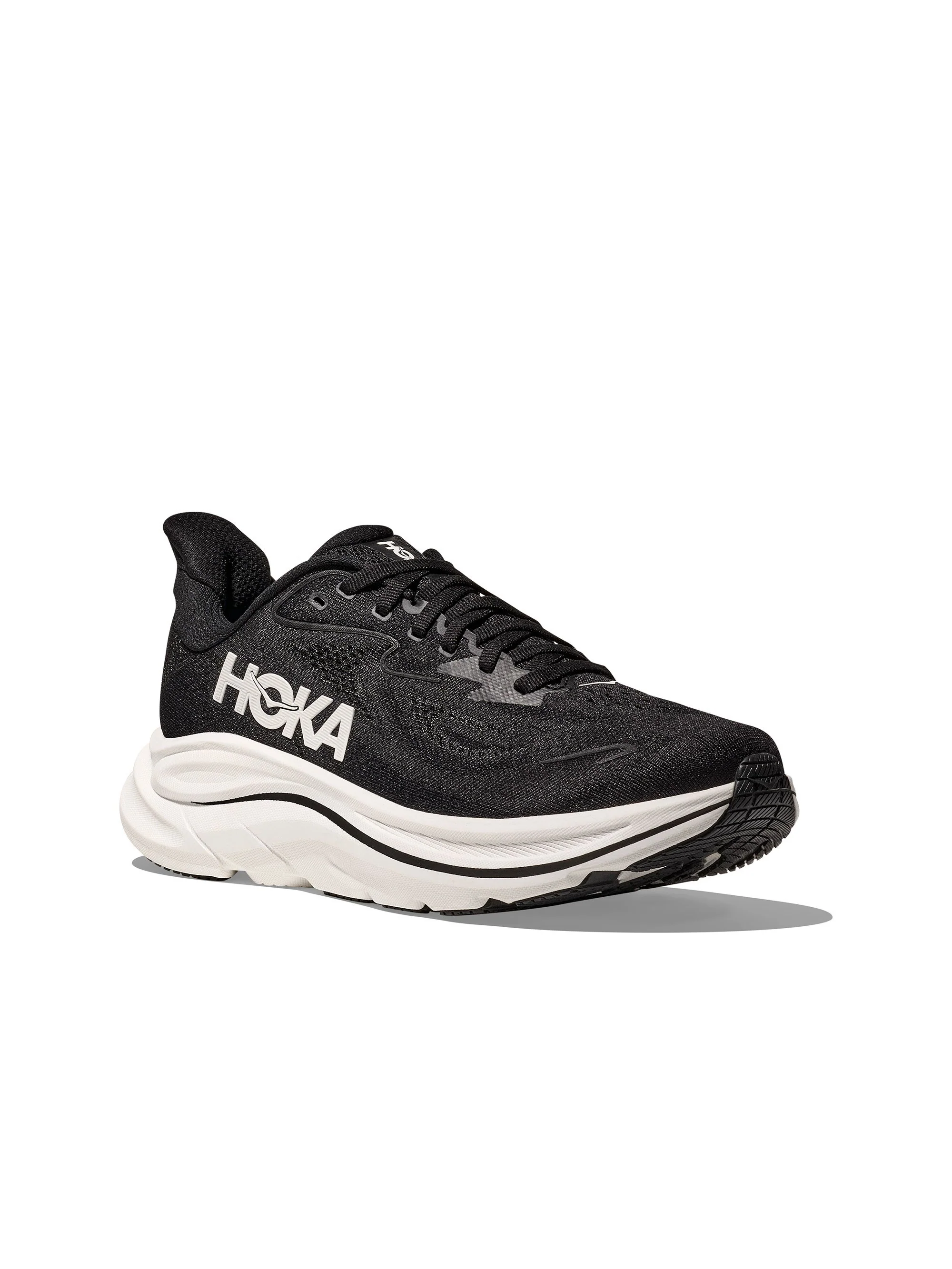 Hoka Mens Clifton 10 Wide Road Running Shoes - Image 5