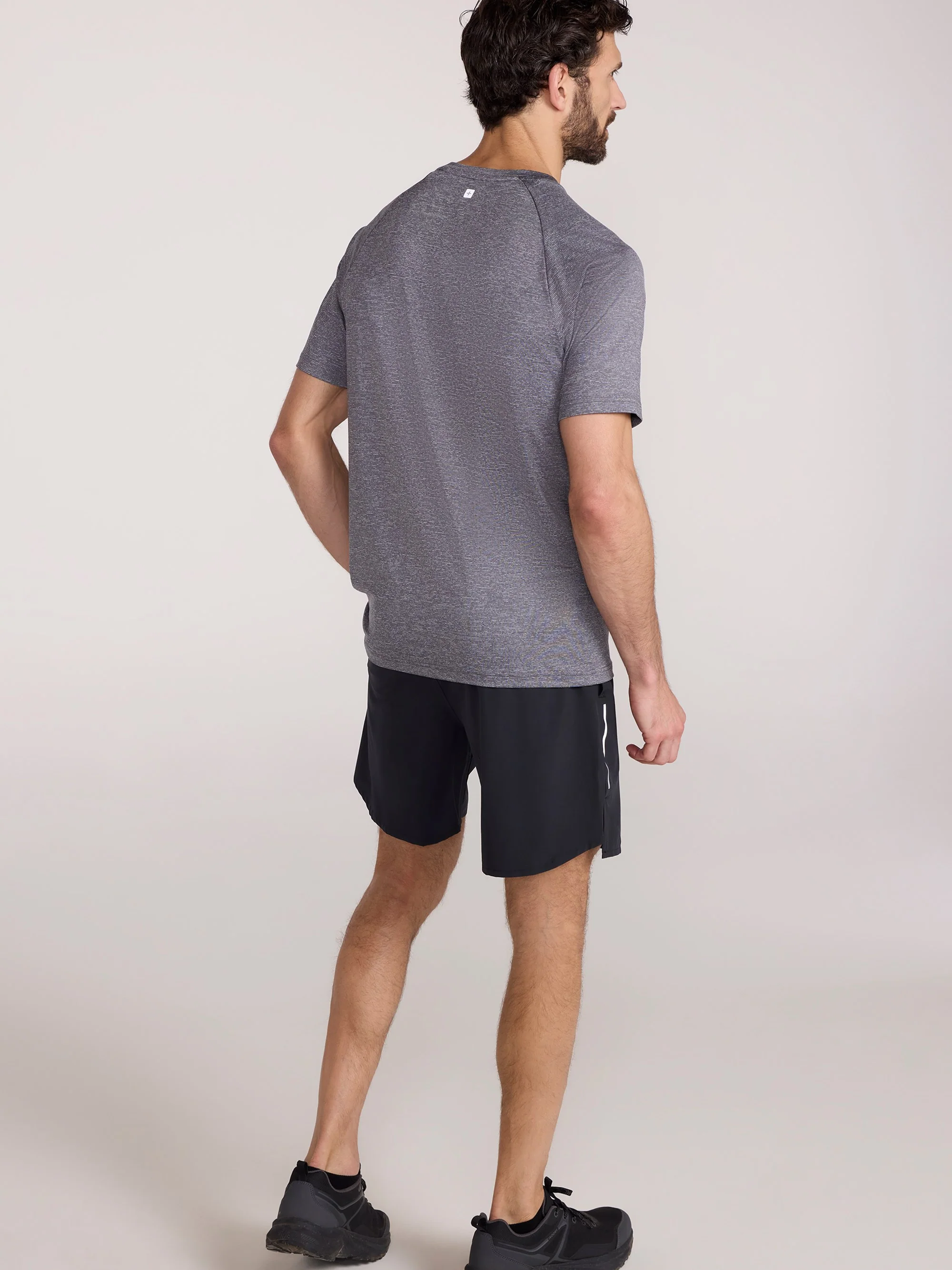 Mountain Warehouse Agra IsoCool Mens Striped Tee - Image 4