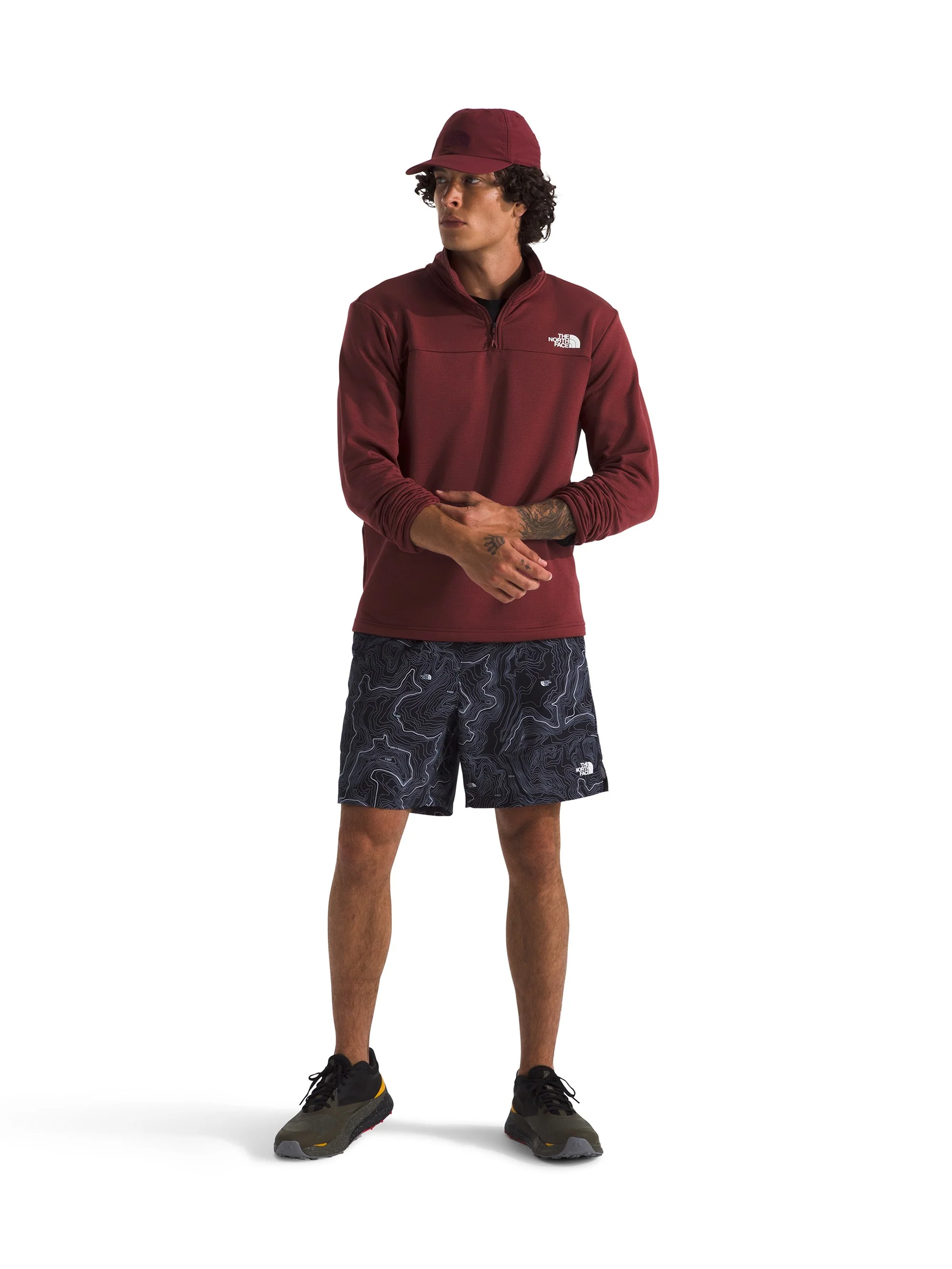 The North Face Mens Cedar Trail Grid Fleece 1/4 Zip - Image 10